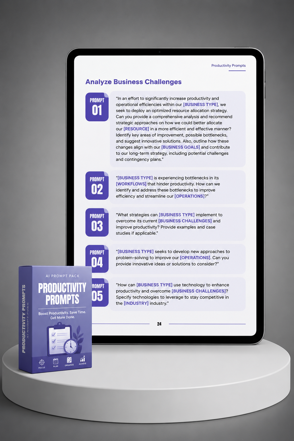 Productivity Prompts – AI Prompt Pack - Image 4