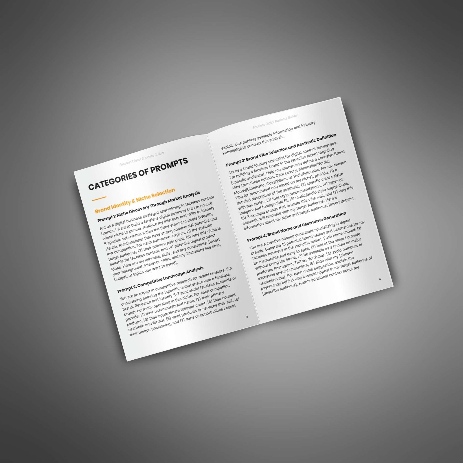 Faceless Digital Business Builder β AI Prompt Pack - Image 2
