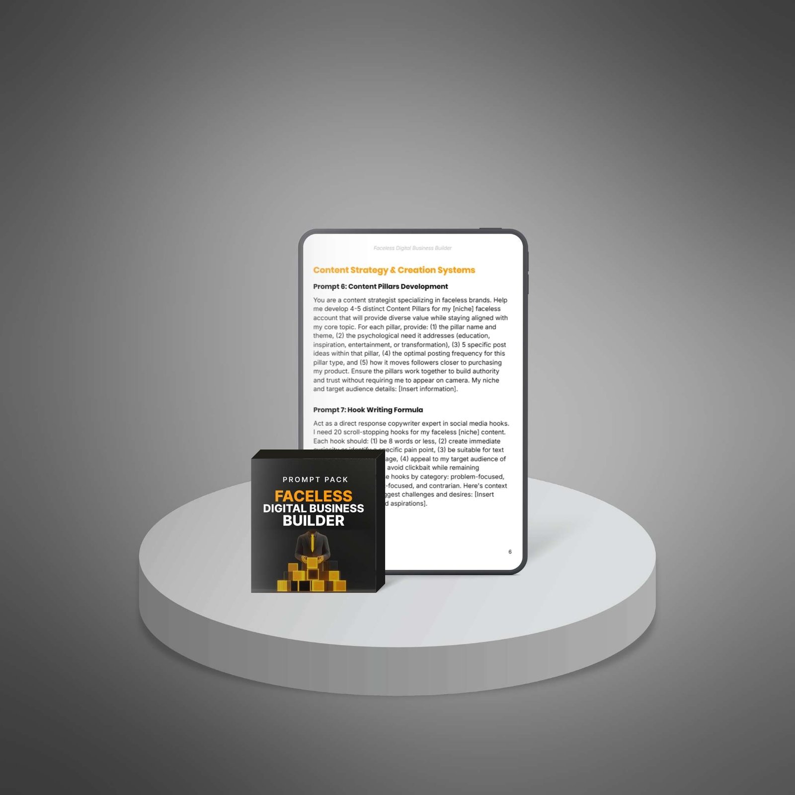 Faceless Digital Business Builder β AI Prompt Pack - Image 4
